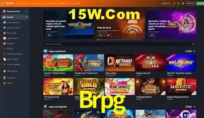 Interface moderna da plataforma Brpg